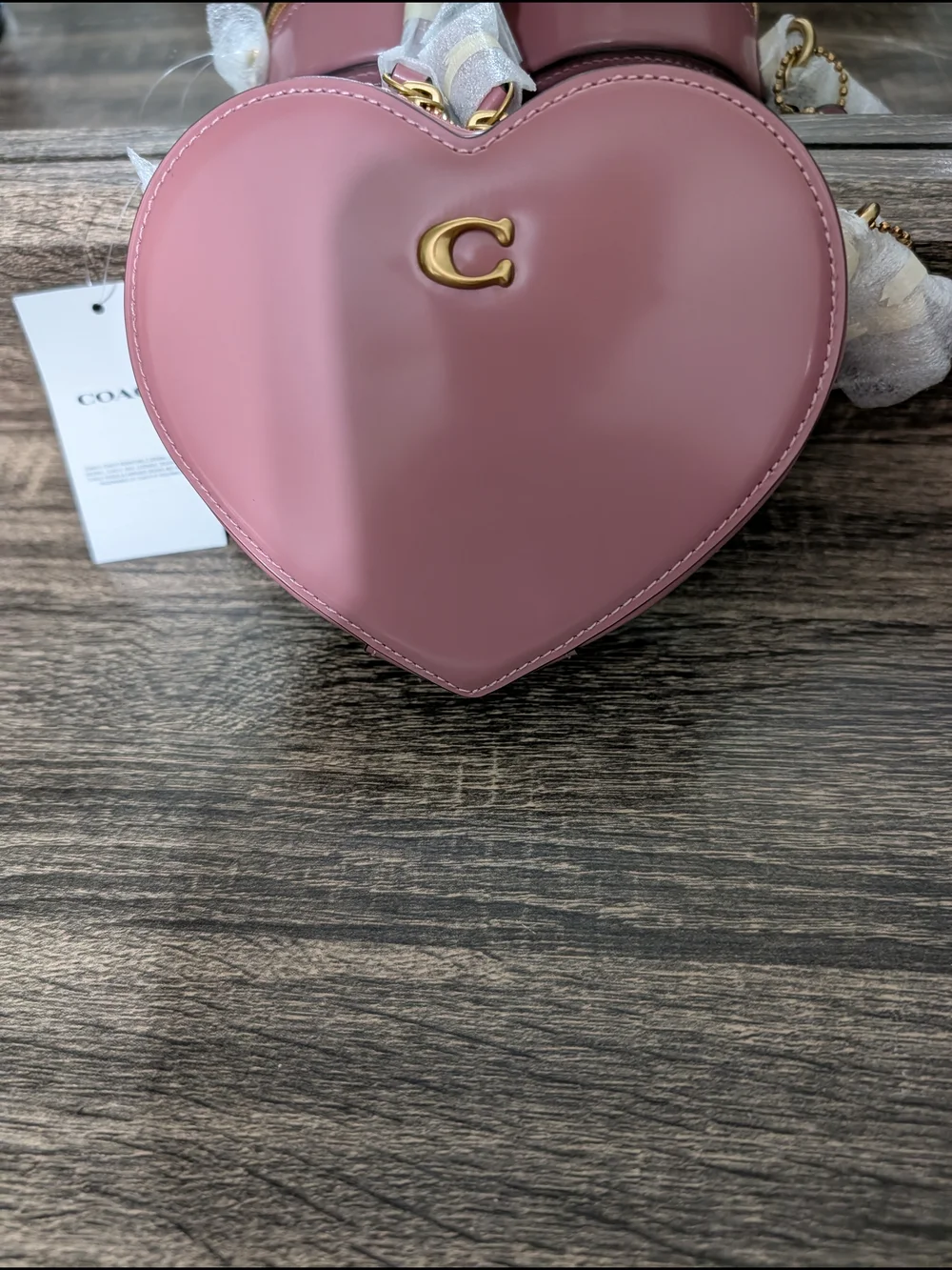 Coach Heart Crossbody Bag in Pink